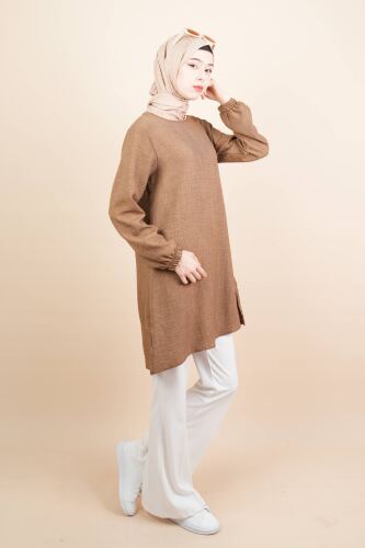 Keten Tunik Model Karma Jenna Bej - 3