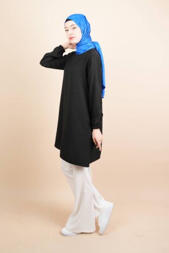 Keten Tunik Model Karma Jenna Siyah - 2